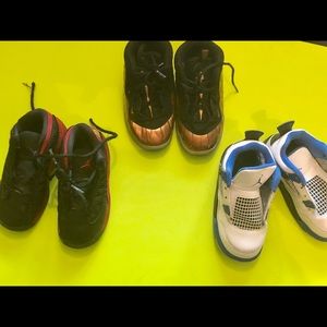 Jordan’s, Foams, huaraches etc....